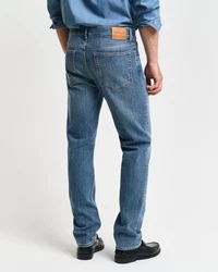 Gant Regular-fit Jeans REGULAR GANT JEANS Hellblau/Blau/Grün