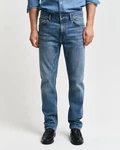 Gant Regular-fit Jeans REGULAR GANT JEANS Hellblau/Blau/Grün