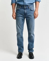 Gant Regular-fit Jeans REGULAR GANT JEANS Hellblau/Blau/Grün