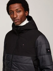 Tommy Hilfiger Steppjacke CL MIXED MEDIA HOODED JACKET 