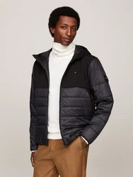 Tommy Hilfiger Steppjacke CL MIXED MEDIA HOODED JACKET 
