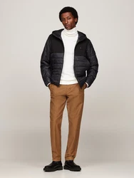 Tommy Hilfiger Steppjacke CL MIXED MEDIA HOODED JACKET 