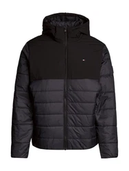 Tommy Hilfiger Steppjacke CL MIXED MEDIA HOODED JACKET 