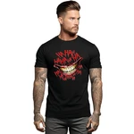 Banco T-Shirt Rundhalsausschnitt Smiley Schwarz/Rot/Grün