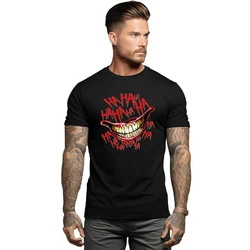 Banco T-Shirt Rundhalsausschnitt Smiley Schwarz/Rot/Grün