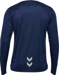 hummel T-Shirt Hmlrun Jersey L/S marine/silber
