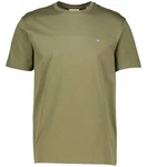 Gant T-Shirt SHIELD Regular Fit Dunkelgrün/Khaki