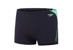 Speedo Badeshorts HyperBoom Aquashorts Marineblau/Grün