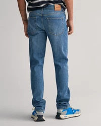 Gant Slim-fit-Jeans SLIM GANT JEANS Blau/Rot/Hellblau