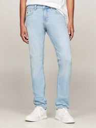 Tommy Jeans Slim-fit Jeans SCANTON SLIM mit Logoprägung Hellblau