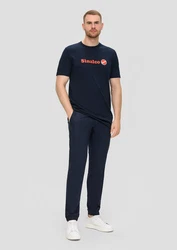 s.Oliver T-Shirt aus Baumwoll-Jersey mit Sinalco-Print Artwork Rot/Dunkelblau/Blau/Gelb