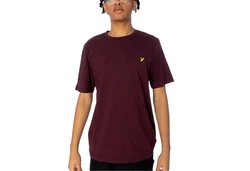 Lyle & Scott T-Shirt Plain Bordeaux/Dunkelrot/Lila