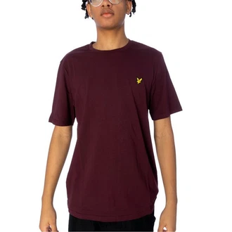 Lyle & Scott T-Shirt Plain Bordeaux/Dunkelrot/Lila