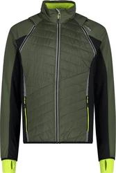 CAMPAGNOLO MAN JACKET WITH DETACHABLE SLEEVES OIL GREEN-NERO