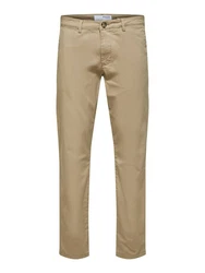 SELECTED HOMME Hose 'Miles' Khaki/Beige