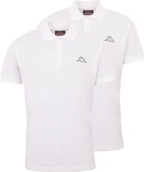 Kappa Poloshirt Venist Men 2er-Pack Weiß/Grau/Creme