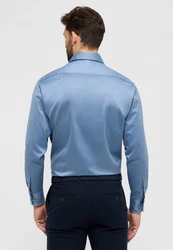 Eterna Langarmhemd MODERN FIT EASY IRON Hellblau/Blau/Dunkelblau