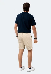 Indicode Shorts Incanvar Dunkelblau/Beige/Khaki