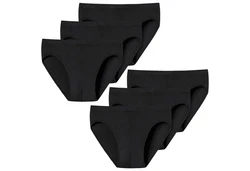 uncover by SCHIESSER Slip Basic Supermini Mini (3-St) Schwarz