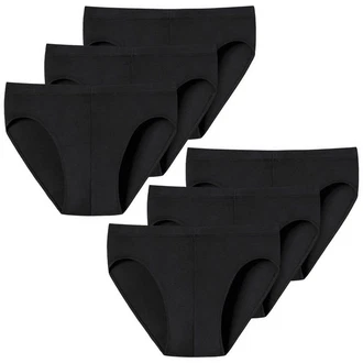 uncover by SCHIESSER Slip Basic Supermini Mini (3-St) Schwarz