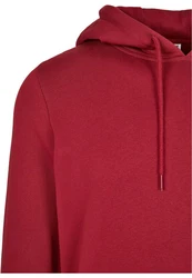 Urban Classics Sweatshirt Herren Organic Basic Hoody (1-tlg) Rot/Dunkelrot/Rosa