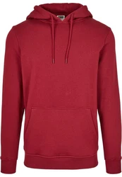 Urban Classics Sweatshirt Herren Organic Basic Hoody (1-tlg) Rot/Dunkelrot/Rosa
