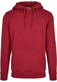 Urban Classics Sweatshirt Herren Organic Basic Hoody (1-tlg) Rot/Dunkelrot/Rosa
