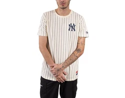 New Era T-Shirt New York Yankees Beige/Weiß/Creme/Khaki/Blau/Dunkelblau