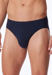 uncover by SCHIESSER Slip Basic Supermini Mini (3-St) Dunkelblau/Blau