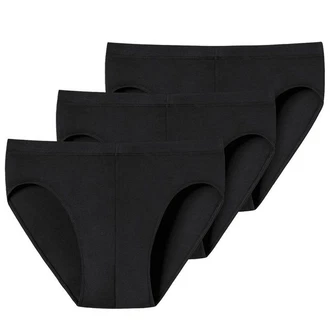 uncover by SCHIESSER Slip Basic Supermini Mini (3-St) Schwarz