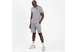 PUMA T-Shirt Essentials Small Logo T-Shirt Herren Grau/Dunkelgrau