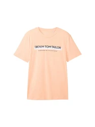 TOM TAILOR Denim T-Shirt Orange/Rosa