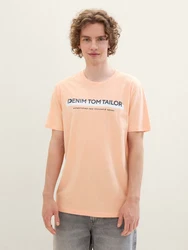 TOM TAILOR Denim T-Shirt Orange/Rosa