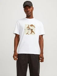 Jack & Jones Shirt creme/braun/schwarz/weiß