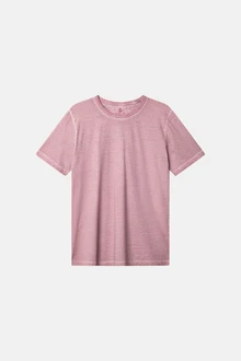 colours & sons T-Shirt Oil Dyed Rosa/Lila