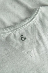 colours & sons T-Shirt Oil Dyed Hellgrün/Grün/Hellblau