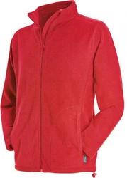 Stedman Fleecejacke Active Fleece Jacket Rot/Dunkelrot