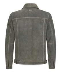 Milestone Lederjacke MSJuliano Grau/Dunkelgrün/Braun/Khaki
