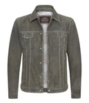 Milestone Lederjacke MSJuliano Grau/Dunkelgrün/Braun/Khaki