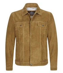 Milestone Lederjacke MSJuliano Braun/Beige