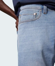 Pierre Cardin Stoffhose Lyon Bermuda Hellblau/Blau