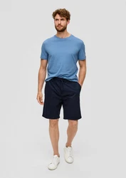 s.Oliver Bermudas Chino-Shorts im Relaxed Fit Dunkelblau/Blau/Hellblau