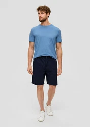 s.Oliver Bermudas Chino-Shorts im Relaxed Fit Dunkelblau/Blau/Hellblau