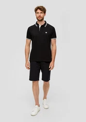 s.Oliver Bermudas Chino-Shorts Schwarz/Hellblau/Grün