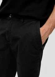 s.Oliver Bermudas Chino-Shorts Schwarz/Hellblau/Grün