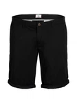 Jack & Jones Stoffhose JPSTBOWIE JJSHORTS SOLID SA SN PLS Schwarz