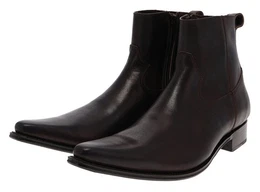 BIOSCA 12322 Braun Westernstiefelette Rahmengenhter Herren Stiefelette