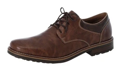 Rieker Schnürschuh mit gepolsterter Innensohle braun/wood/toffee