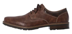 Rieker Schnürschuh mit gepolsterter Innensohle braun/wood/toffee