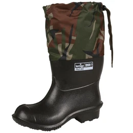 Geftterte Militr-Gummistiefel mit Kragen Lemigo 39 EU Gummistiefel